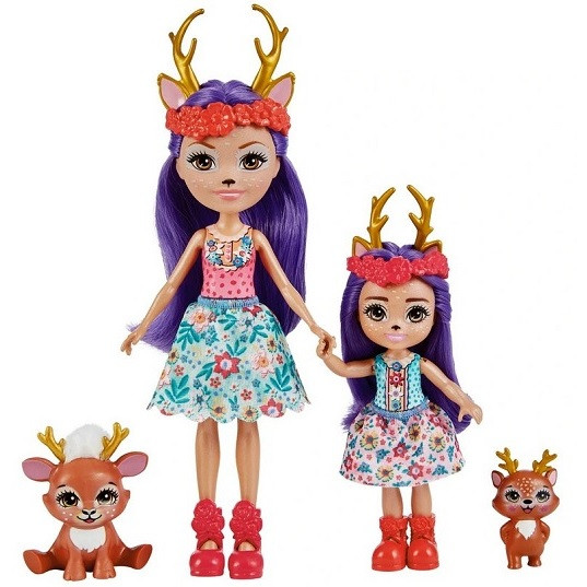 Кукла Енчантіменс Данесса з сестрою Enchantimals Royals Danessa Deer Sisters HCF80