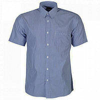 Рубашка мужская C&A 44-46 синяя полоска (2642)