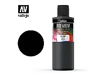 Черная краска для моделирования, 200 мл. VALLEJO PREMIUM COLLOR 63020