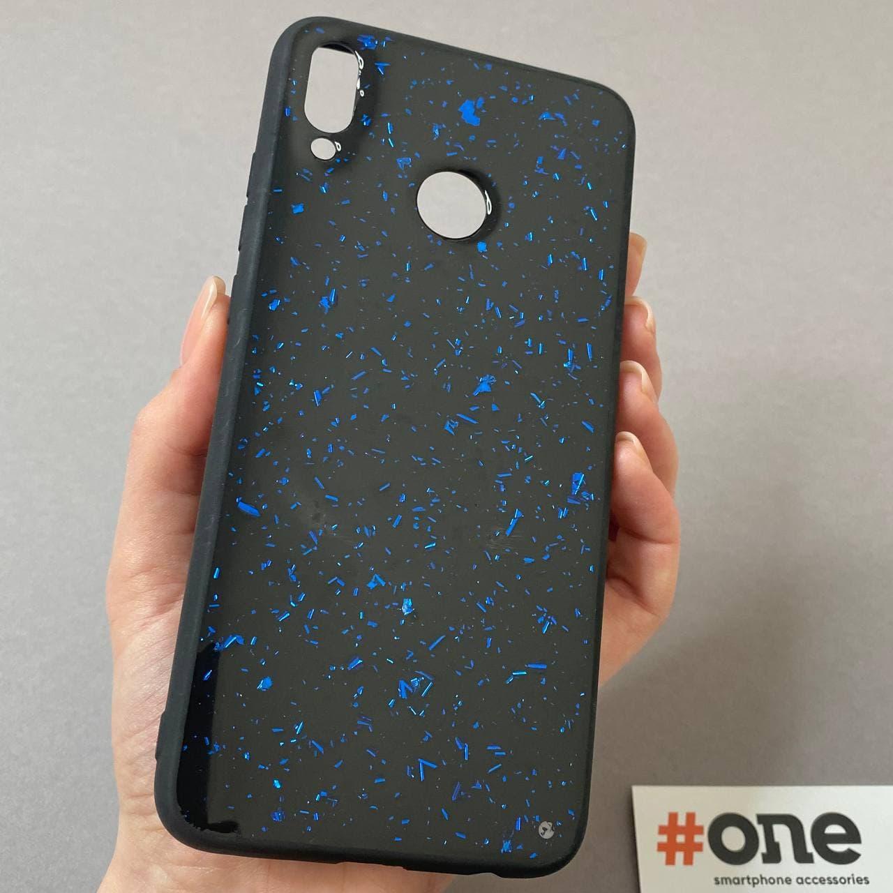 Чехол для Honor 8x глянцевый блестящий женский чехол на телефон хонор 8х  черный синий T6N (ID#1573721189), цена: 150 ?, купить на Prom.ua