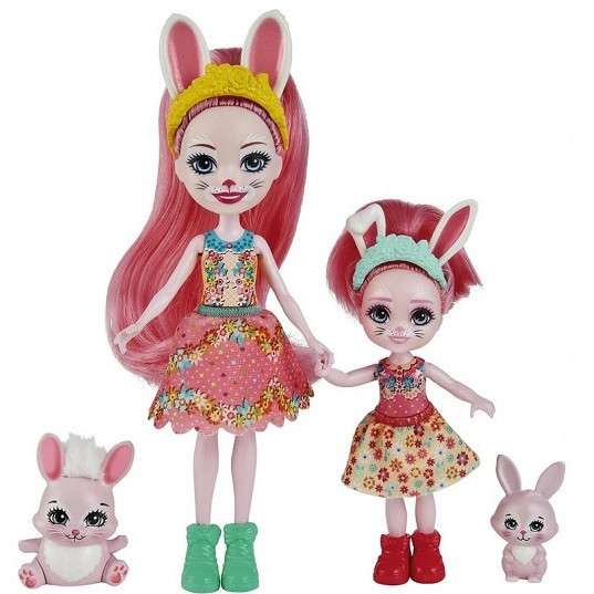 Кукла Енчантімальс Брі Банні з сестрою Enchantimals Royals Bree Bunny Sisters HCF84