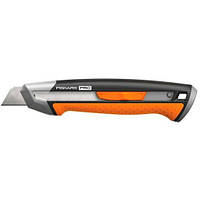 Нож с выдвижным лезвием Fiskars Pro CarbonMax (18 см)