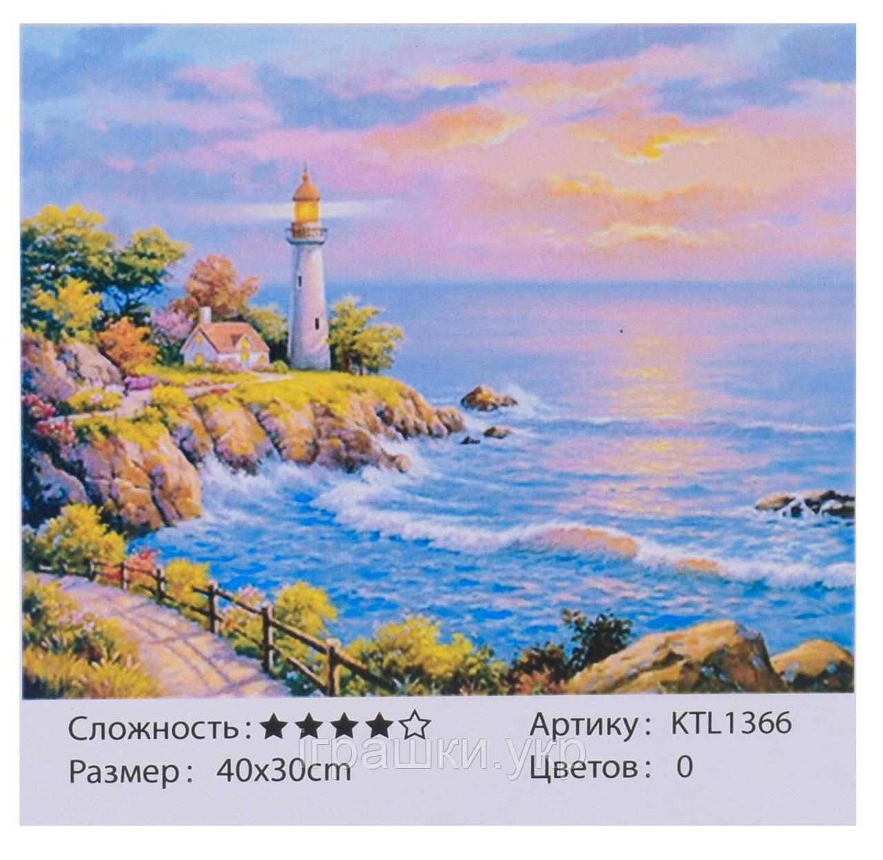 Картина за номерами KTL 1366 у коробці 40х30
