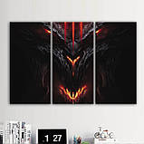 Картина інтер'єрна на полотні Diablo III, фото 2