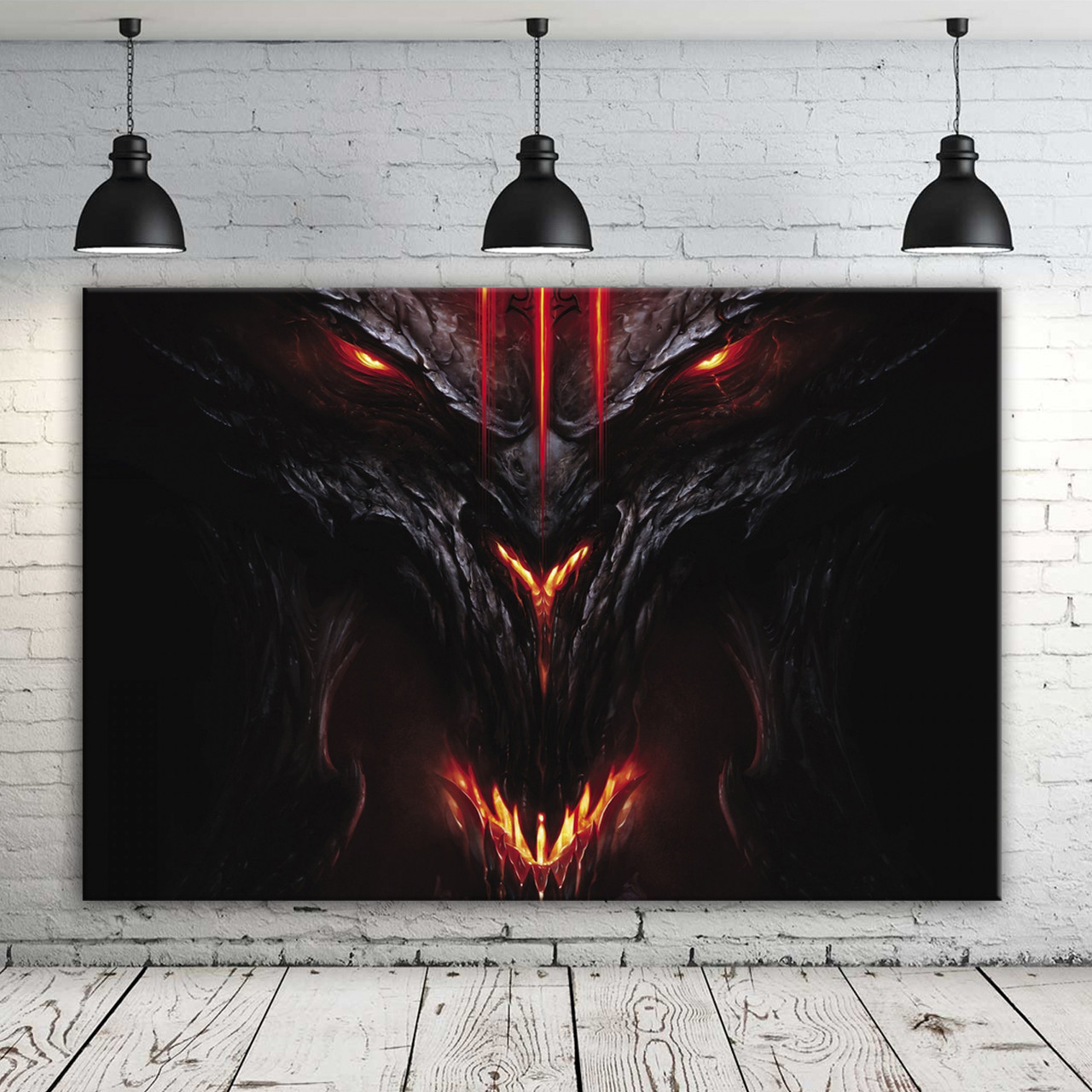 Картина інтер'єрна на полотні Diablo III, фото 1