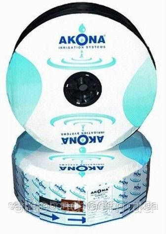 Стрічка Крапельного поливу AKONA 6 mil - 20 см-1.6 л/год Бухта 2500 метрів. Виробництво Туреччина - ЭМИТТЕРНАЯ.