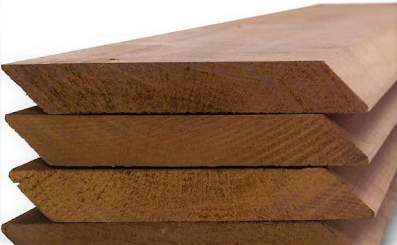 Планкен косою термососна Facade board Rhombus, фасадна дошка ромбус Thermowood Production Ukraine