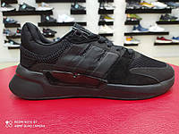 Мужские кроссовки Adidas Run 90S , черные сеточные кроссовки адидас