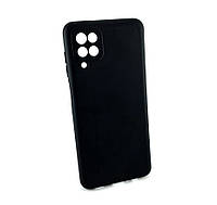 Чехол на Samsung Galaxy A12, A125, M12, M125 накладка бампер силиконовый Avantis Full черный матовый