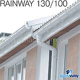 Жолоб білий RAINWAY 130мм, фото 9