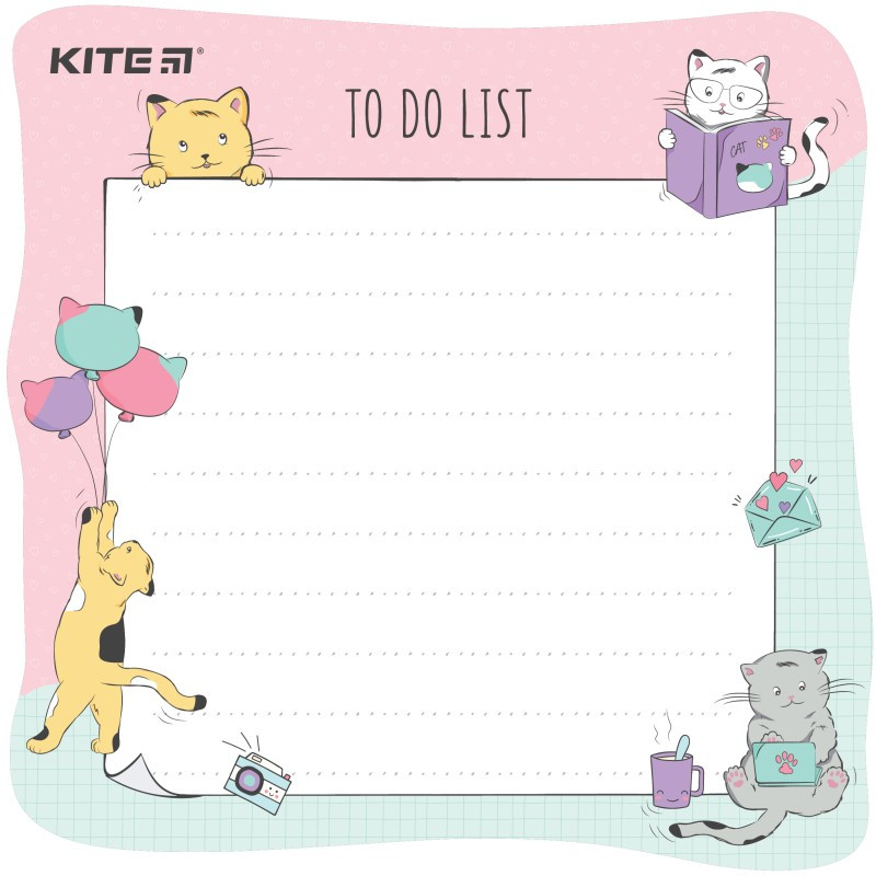Планер настінний To do list Kite Cats А5 k22-472-2