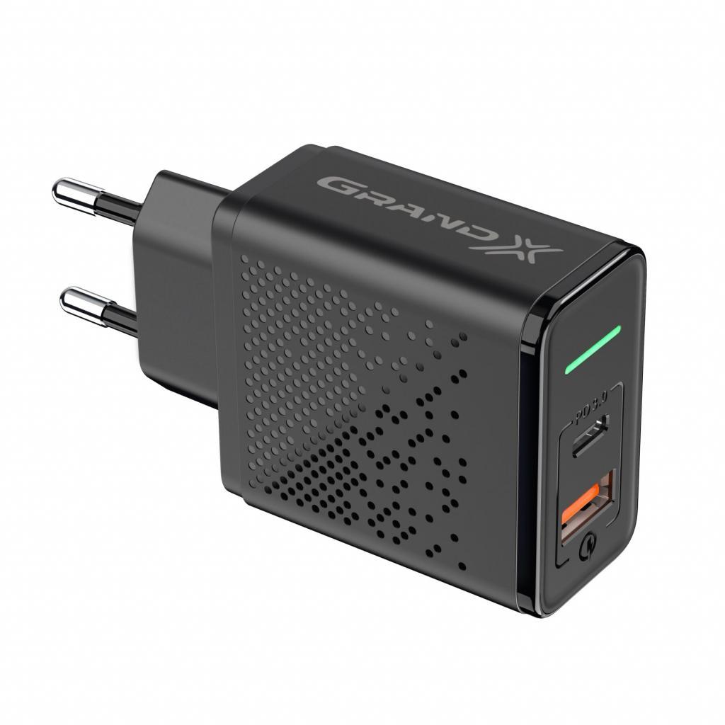 Зарядное устройство Grand-X Fast Сharge 6-в-1 PD 3.0, QС3.0, AFC,SCP,FCP,VOOC 1USB+1Type (CH-880) - фото 2 - id-p1573789029