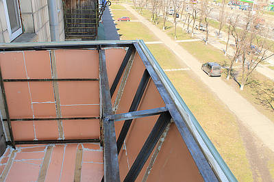 Внутрішнє утеппение балкона