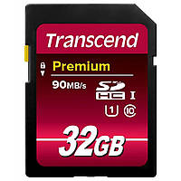 Картка пам'яті Transcend 32Gb SDHC class 10 UHS-I Premium (TS32GSDU1)