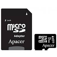 Картка пам'яті Apacer 32 GB microSDHC UHS-I Class10 w/ 1 Adapter RP (AP32GMCSH10U1-R)