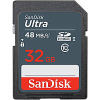 Картка пам'яті SanDisk 32GB SDHC class 10 UHS-I Ultra Lite (SDSDUNR-032G-GN3IN)