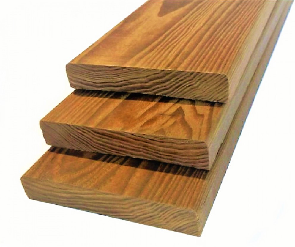 Планкен прямой термососна Facade board Planken, фасадная доска Thermowood Production Ukraine - фото 8 - id-p1573775806