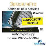 Кут ринви зовнішній 90° білий RAINWAY 130мм, фото 5