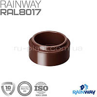 Адаптер трубы 75/100мм коричневый RAINWAY 100мм