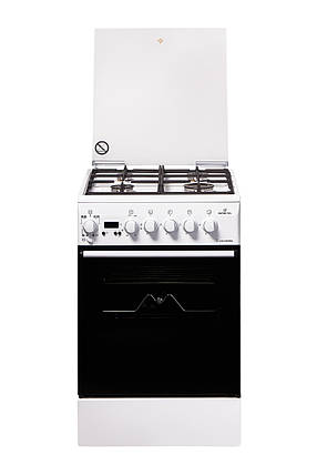 Плита комбінована Greta 1470-ГЕ-56А білий GZ 570B CG 33(W) (20998), фото 2