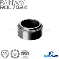 Адаптер трубы 75/100мм графитовый RAINWAY 100мм