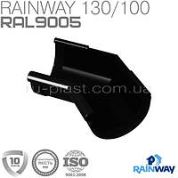 Угол желоба внутренний 135° чёрный RAINWAY 130мм