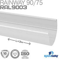 Желоб белый RAINWAY 90мм