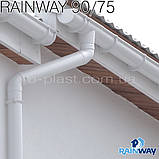 Жолоб коричневий RAINWAY 90мм, фото 7