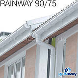 Жолоб коричневий RAINWAY 90мм, фото 9