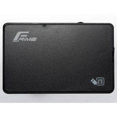 Зовнішня кишеня Frime SATA HDD/SSD 2.5", USB 2.0, Plastic, Black (FHE10.25U20)