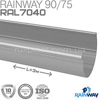 Жолоб сірий RAINWAY 90мм