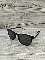 Солнцезащитные очки  черные мужские в матовой оправе