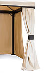 Садовий павільйон кремового кольору зі шторами Valencia 3x4 м Garden Point, фото 6