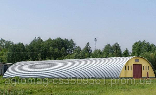 Бескаркасный ангар зернохранилище Agrostal A 18x30 м. сталь-0.8мм - фото 5 - id-p1573831309