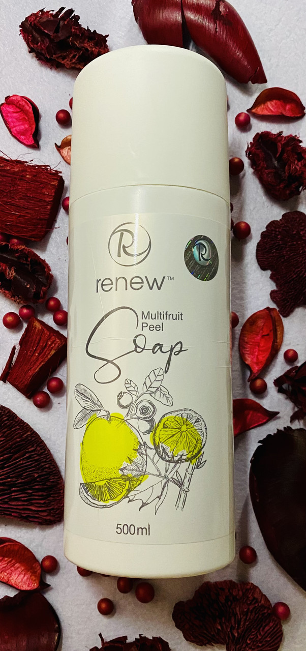 Renew Multifruit Peel Soap. Ренню Мультифруктове відлущувальне мило для обличчя. Разлив 50 ml