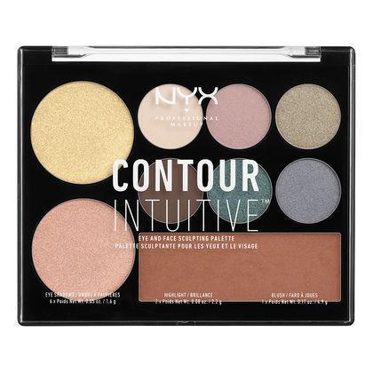 Палетка NYX Cosmetics Contour Intuitive Palette (Smoke & Pearls) - фото 1 - id-p844680922