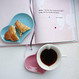 Набір керамічних чашок із блюдцями 150 мл (2 шт) Heart Herisson, фото 4