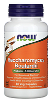 Now Foods, Boulardii saccharomyces, сахаромицеты буларди, 60 растительных капсул