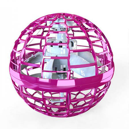Опт Літаючий кулю спиннер світиться FlyNova pro Flying spinner м'яч бумеранг для дітей Рожевий, фото 2