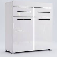 Комод Amanda/Аманда 2 двері 2 ящики глянець білий ТМ Міро Марк