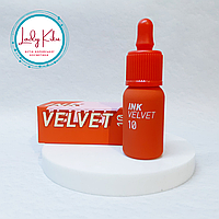 Матовий зволожуючий тінт-помада  Peripera Ink The Velvet (AD)  #10 Better Orange, 4g
