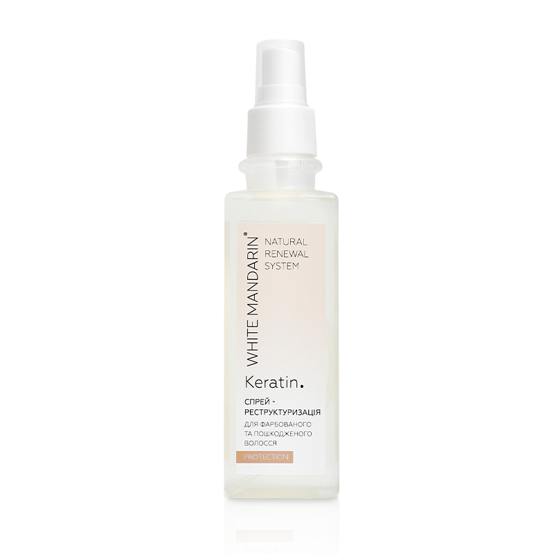 Натуральний спрей-реструктуризація White Mandarin Keratin. Для фарбованого та пошкодженого волосся 200 мл