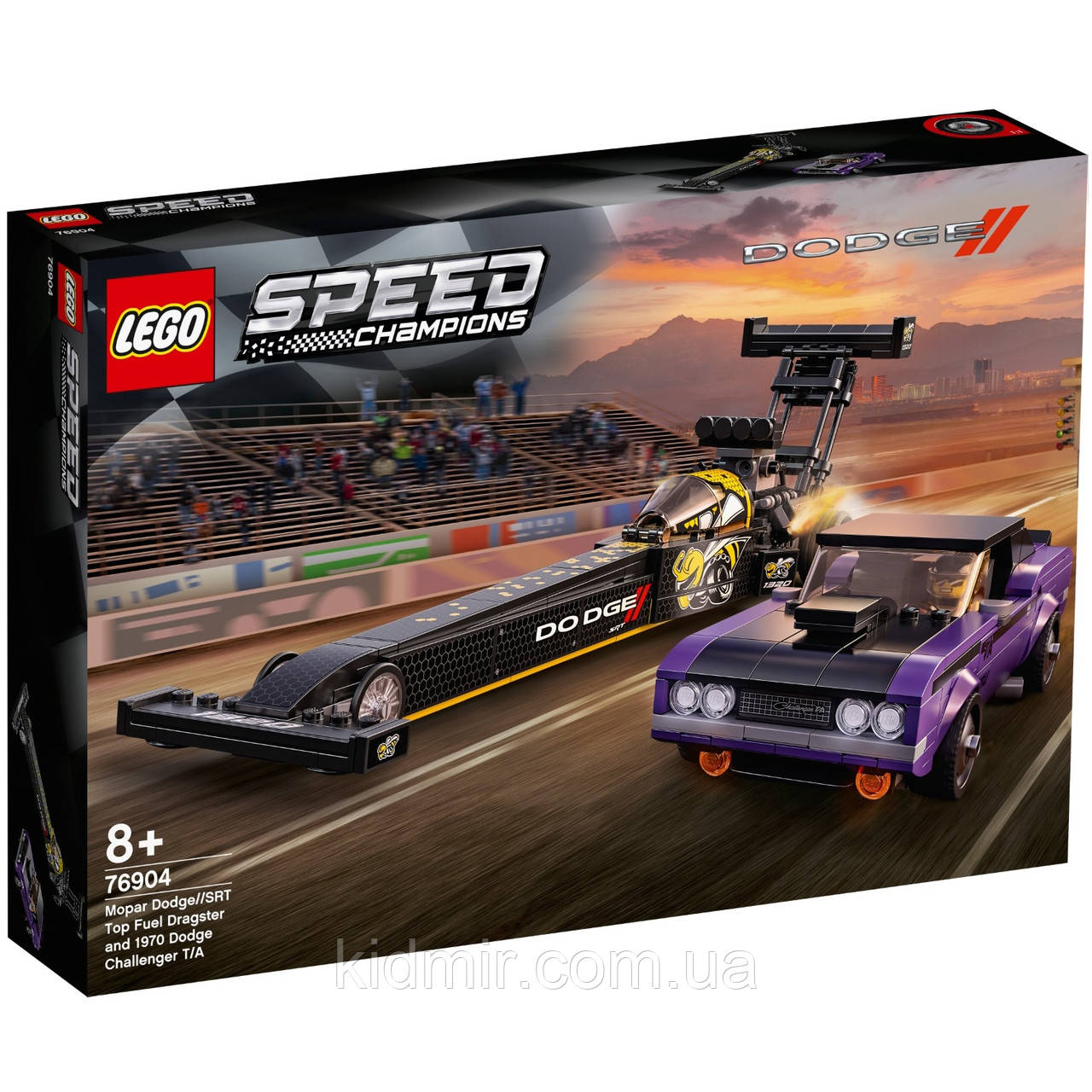 Конструктор LEGO Speed Champions 76904 Mopar Dodge and 1970 Dodge Challenger T/A