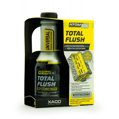 Очисник оливосистеми двигуна ATOMEX Total Flush - 250мл..