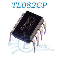 TL082CP 2-х канальный операционный усилитель DIP8