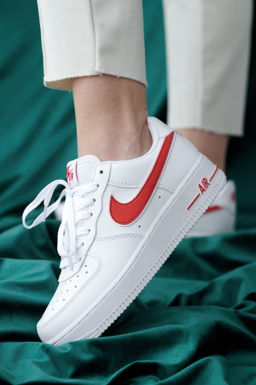 Nike air force gym red white deals