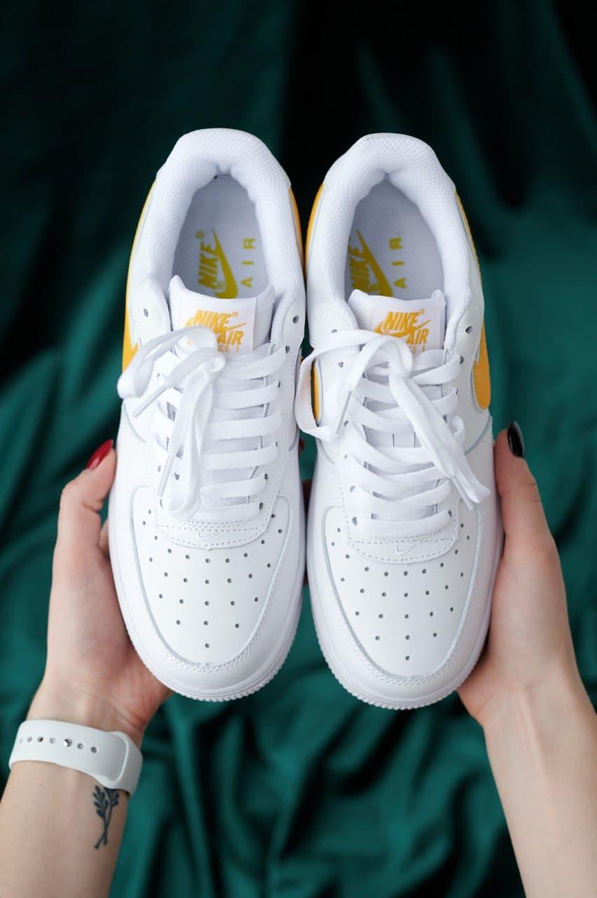 Nike air force 1 low cheap white yellow
