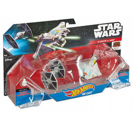 Hot Wheels Star Wars Fighter & Ghost набір з 2 зорельотів із Зоряні війни Mattel CGW90