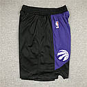Фіолетово чорні баскетбольні шорти команда Торонто Репторс ретро Toronto Raptors RETRO NBA, фото 2