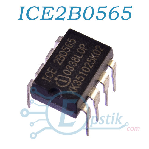 ICE2B0565 ШІМ контролер з вбудованим ключем DIP8